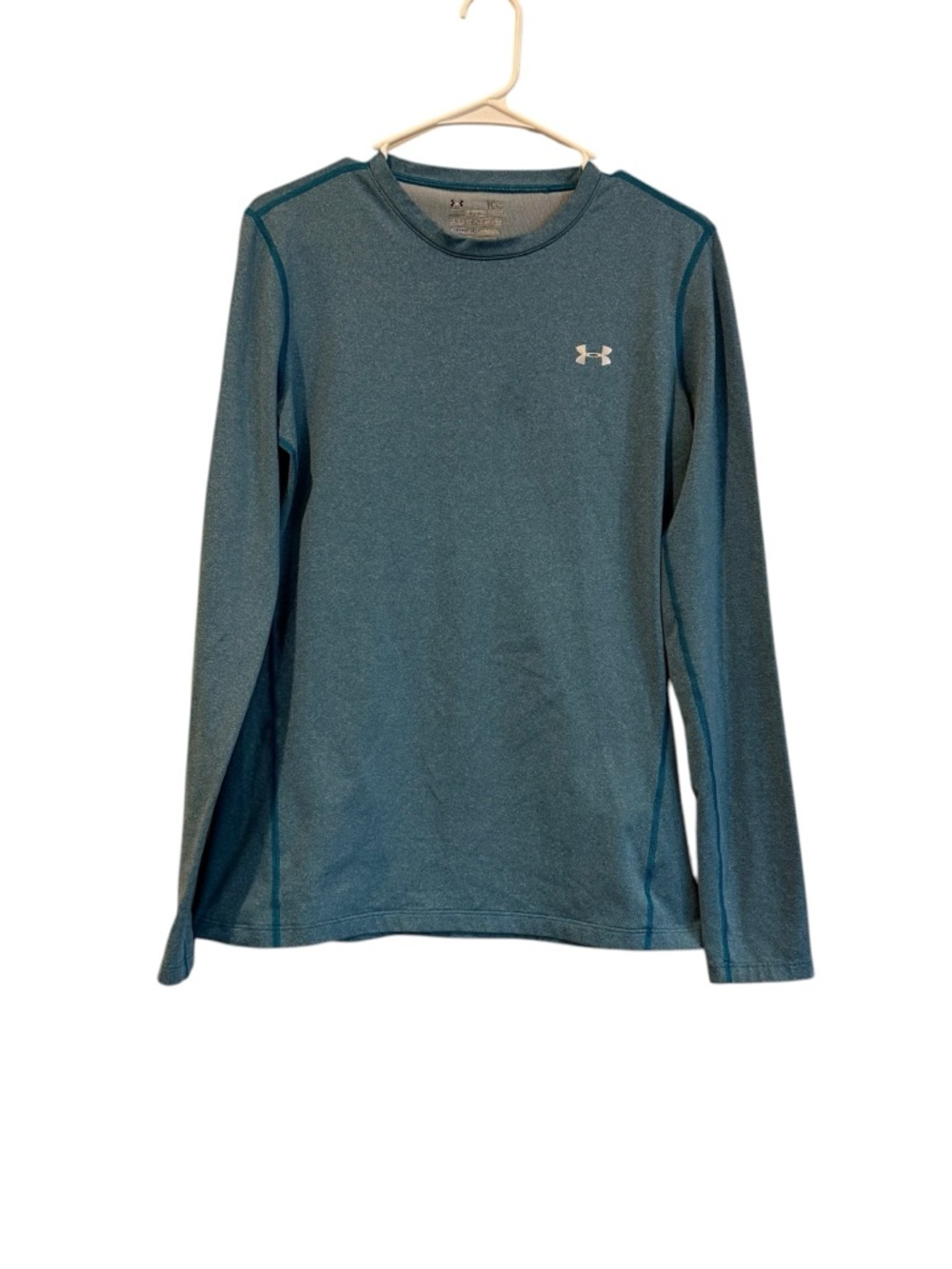 Under Armour light blue Long Sleeve Performance Shirt- cold gear size L